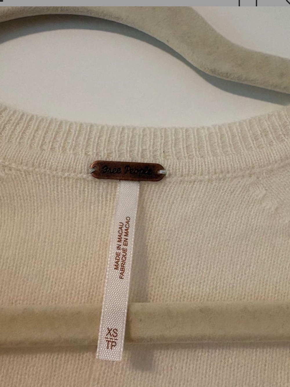 Free People Porta Cashmere Henley Sweater - Picture 9 of 9